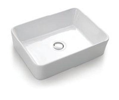 Castano Urbino Square Vessel Basin White Nth - Burdens Plumbing