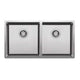 Clark Prism Double Bowl S/Steel Sink Undermount Or Overmount - Burdens Plumbing