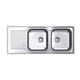 Clark Punch Double End Bowl 1Th Rh Bowl Sink Pu1209.1R - Burdens Plumbing