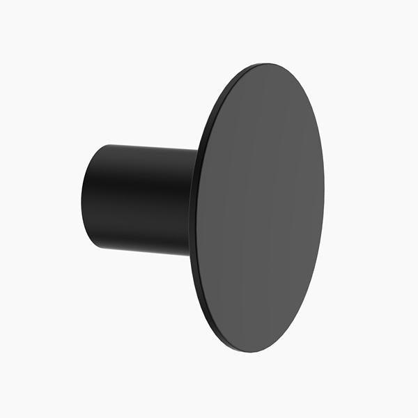 Clark Round Wall Hook - Matte Black - Burdens Plumbing