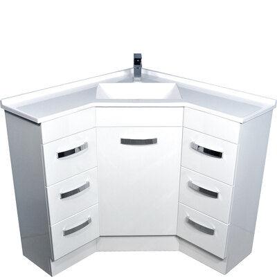 Corner Vanity 900 X 900mm 6 Drawers(Fienza P#:Pc9090) - Burdens Plumbing