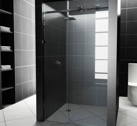 Custom Frameless Sliding Frnt 1200-1400(Belvista P#:Custslidef12-14) - Burdens Plumbing