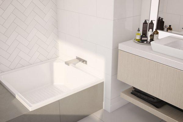 Decina Bella Bath 910mm - Burdens Plumbing