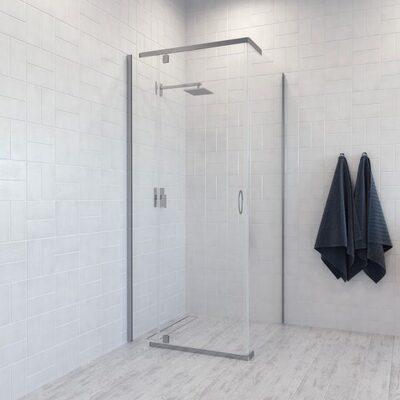 Decina Cascade Shower Screen 1200 X 900 Chrome - Burdens Plumbing