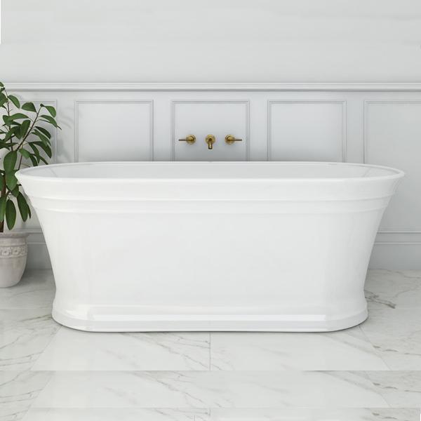 Decina Regent 1700mm Freestanding Oval Bath - Burdens Plumbing