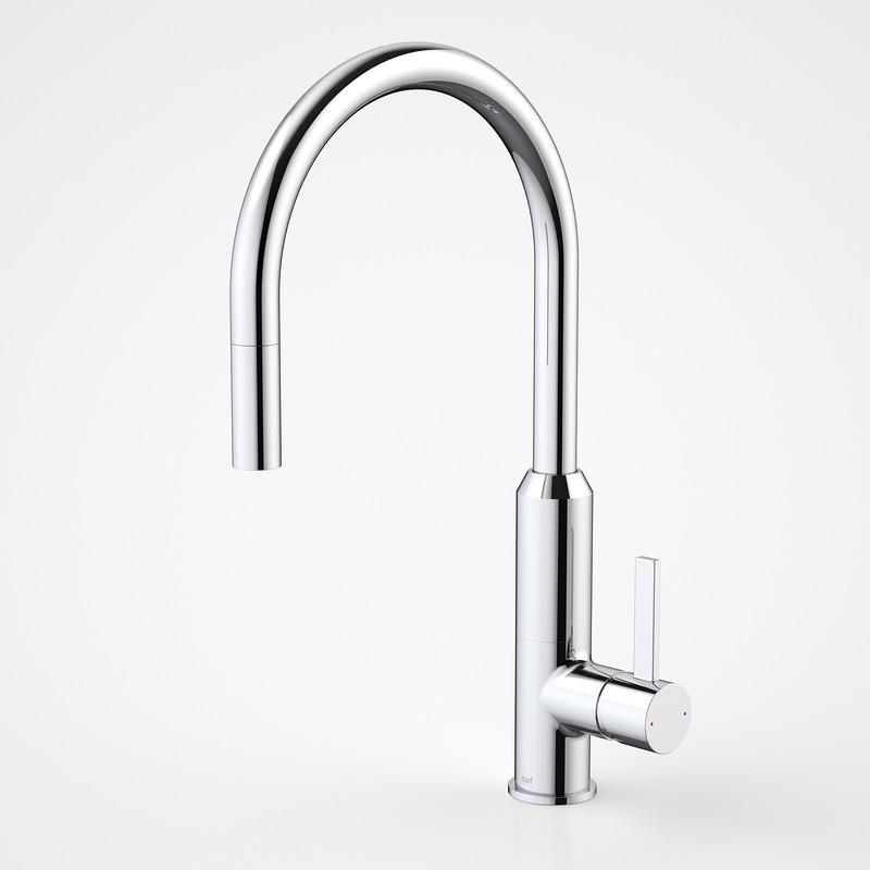 Dorf Vixen Retractable Sink Mixer Chrome - Burdens Plumbing