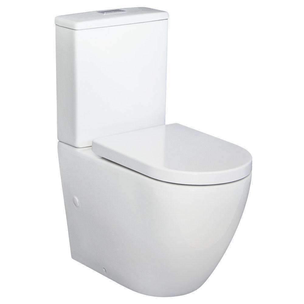 Fienza Alix Rimless S Trap Toilet Suite 90-160 K011A - Burdens Plumbing