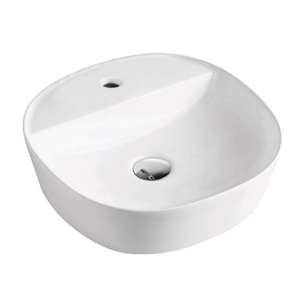 Fienza Chica 1Th Above Counter Basin 405X405X120 White Rb2201 - Burdens Plumbing