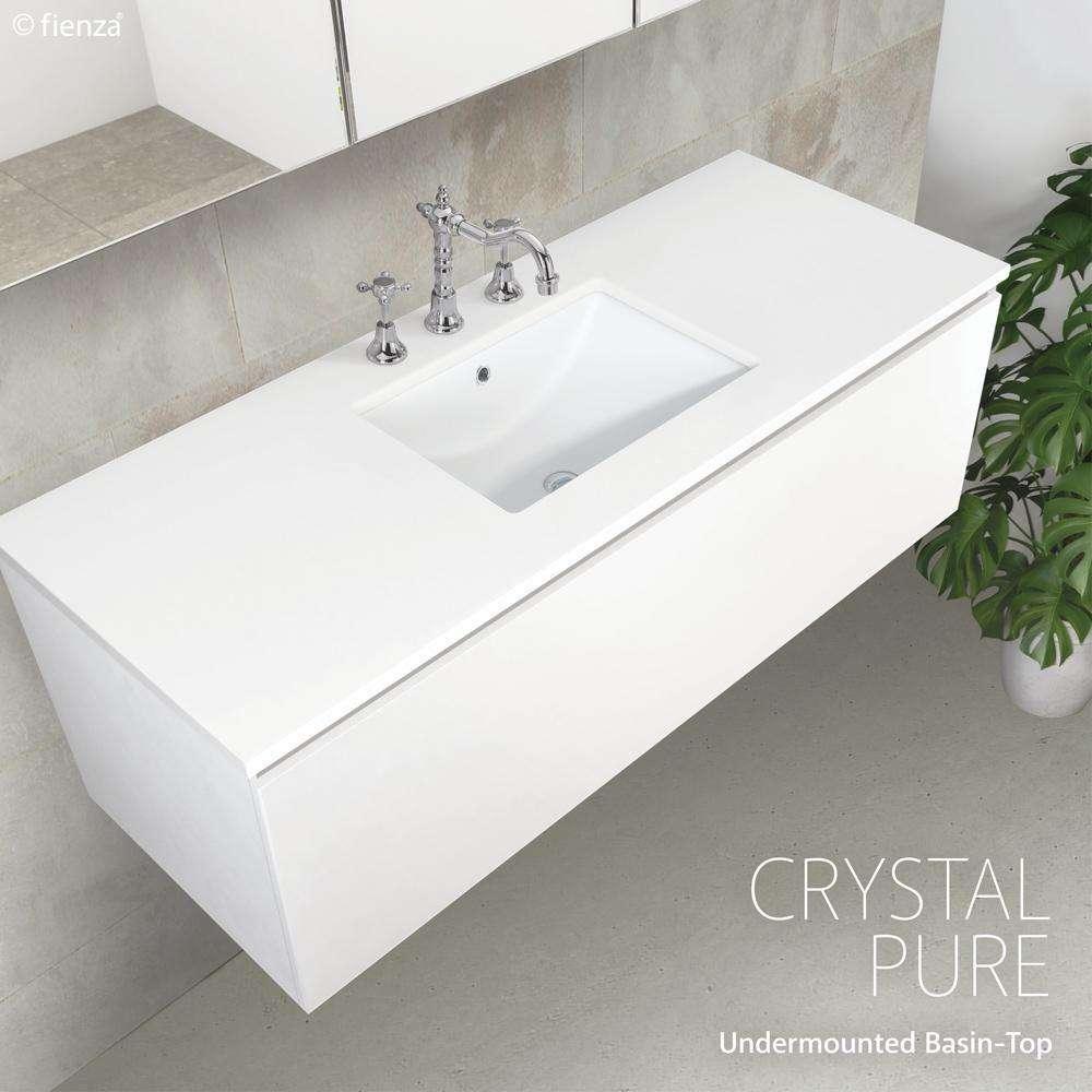Fienza Crystal Pure Stone Top 900mm - Burdens Plumbing