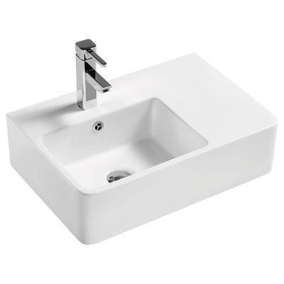 Fienza Delta Care Wall Hung Basin Left Hand Bowl Rb2275L - Burdens Plumbing