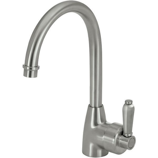 Fienza Eleanor Gooseneck Sink Mixer - Brushed Nickel - Burdens Plumbing