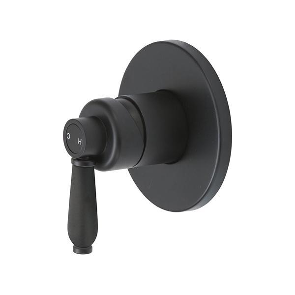 Fienza Eleanor Wall Mixer - Matte Black - Burdens Plumbing