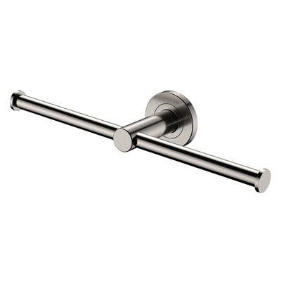 Fienza Kaya Double Roll Holder Brushed Nickel - Burdens Plumbing