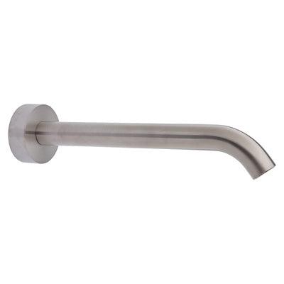 Fienza Kaya Wall Basin/Bath 220mm Outlet Brushed Nickel With Brushed Nickel Plate - Burdens Plumbing