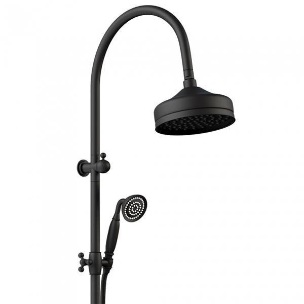 Fienza Lillian Multifunction Rail Shower - Matte Black - Burdens Plumbing