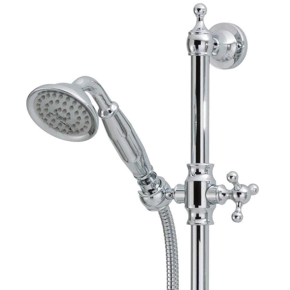 Fienza Lillian Shower Rail Chrome 444114 - Burdens Plumbing