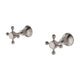 Fienza Lillian Wall Top Assembly 1/4 Turn Ceramic Disc Brushed Nickel - Burdens Plumbing