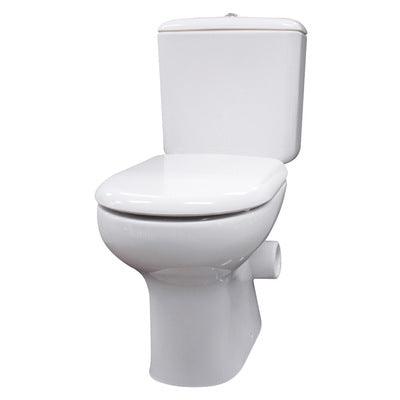 Fienza Liwa Right Hand Skew Toilet Suite White With Soft Close Seat - Burdens Plumbing