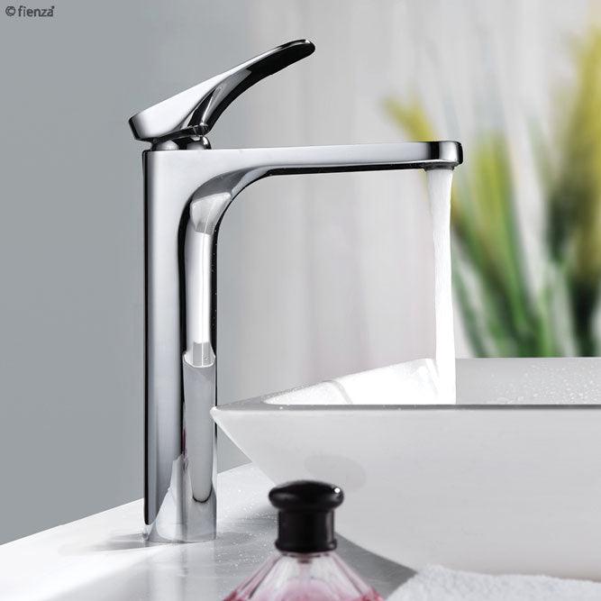 Fienza Luciana Tall Basin Mixer Chrome 226107 - Burdens Plumbing