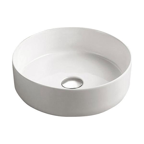 Fienza Reba Ceramic Above Counter Basin - Gloss White - Burdens Plumbing