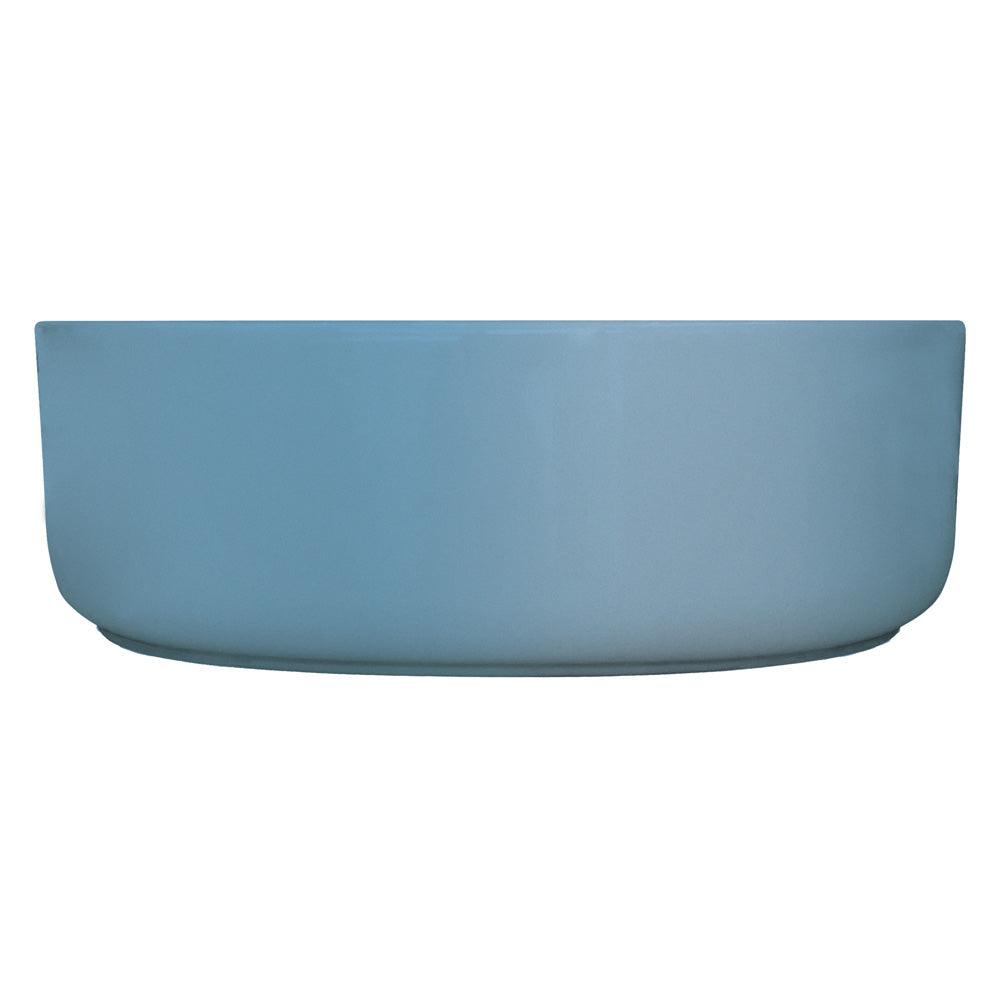Fienza Reba Ceramic Above Counter Basin - Matte Blue - Burdens Plumbing