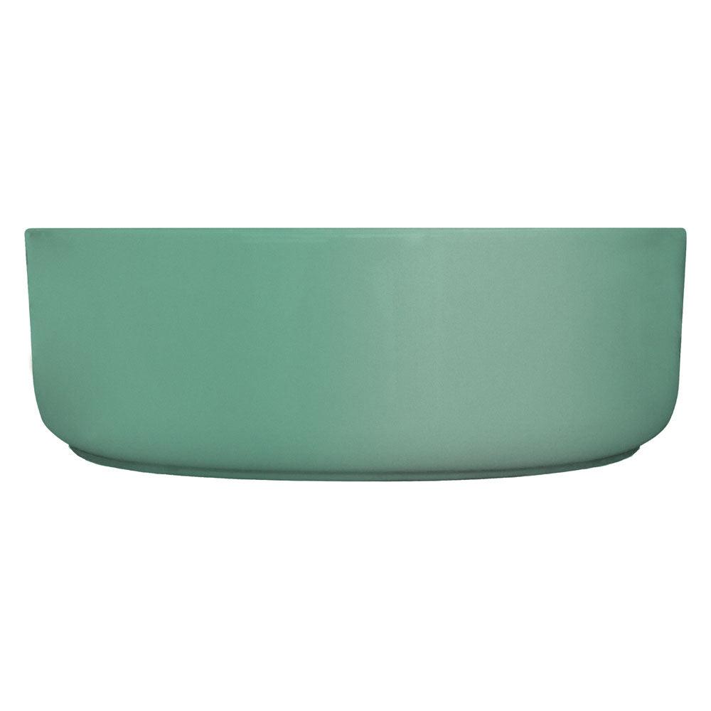 Fienza Reba Ceramic Above Counter Basin - Matte Tiffany Green - Burdens Plumbing