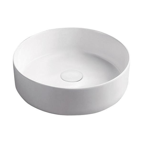 Fienza Reba Ceramic Above Counter Basin - Matte White - Burdens Plumbing