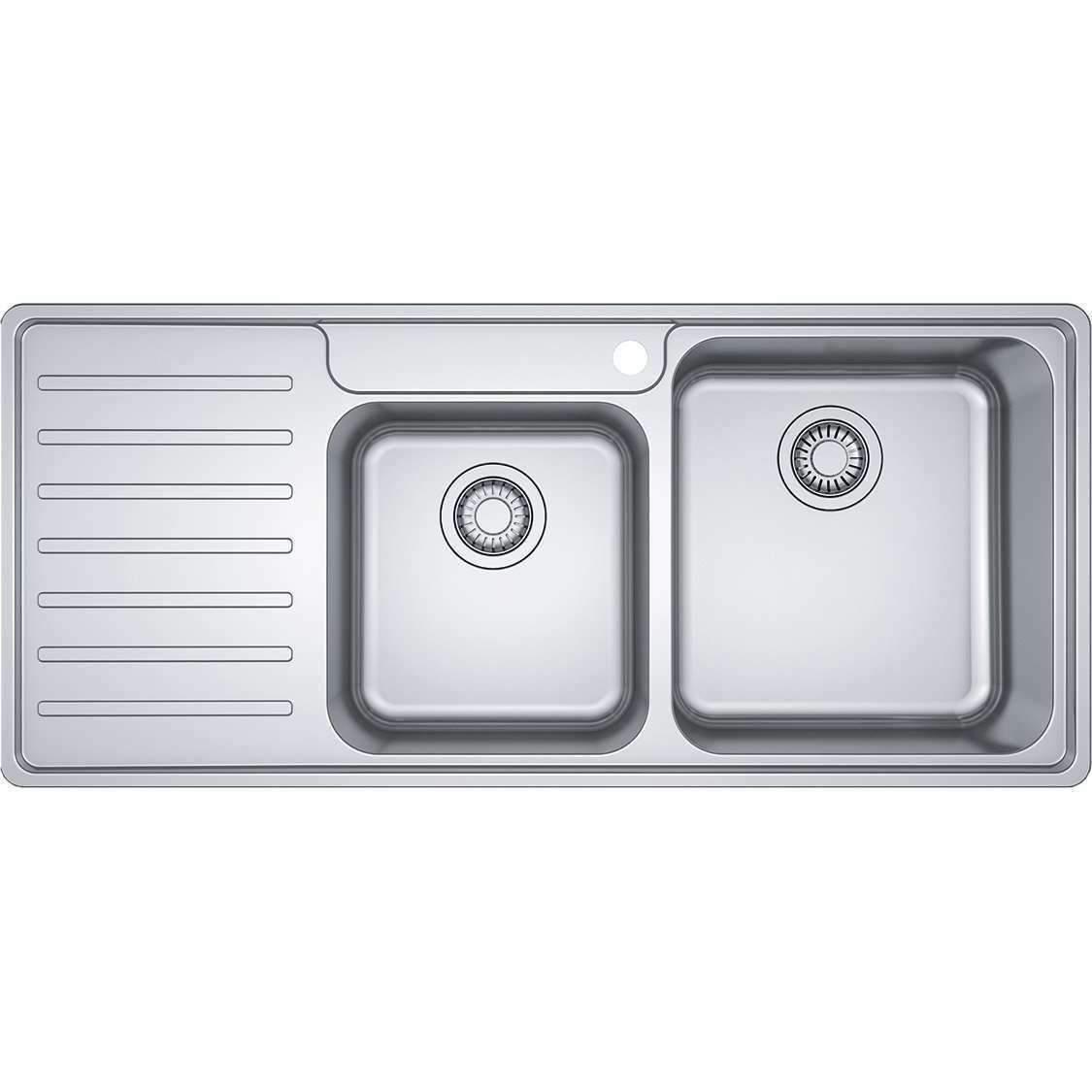 Franke Bell Inset Sink Double Bowl With Drainer 1080mm Bcx621Lhd - Burdens Plumbing
