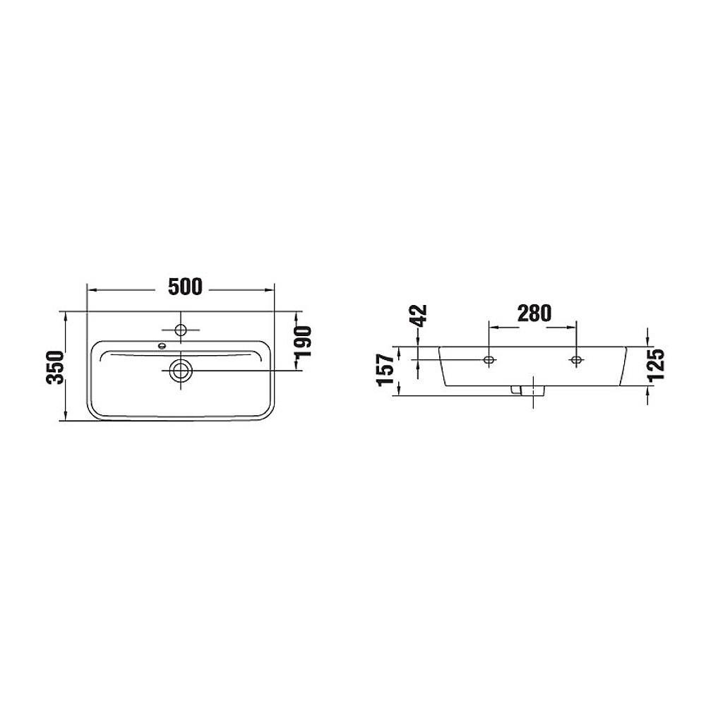 Gala Emma Square Hand Rinse Basin 1Th 27080 - Burdens Plumbing