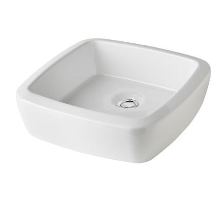 Gala Eos Above Counter Basin Square C/W Popup Waste Nth 3404 - Burdens Plumbing