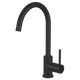 Gareth Ashton Lucia Goose Sidelever Mixer - Black - Burdens Plumbing