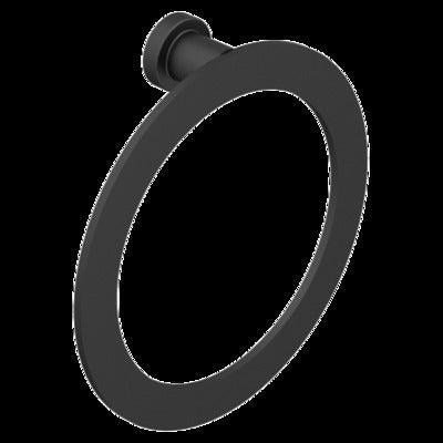 Gareth Ashton Premium Towel Ring Black Cea01-B - Burdens Plumbing