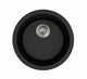 Interchange Uptown Quartz Granite Grb455 Round Bowl Sink Nth 455X190 - Burdens Plumbing