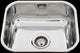 Interchange Uptown Tm435 Pressed Topmount S/Steel Sink 435 X 385 X 180 Slim Edge - Burdens Plumbing