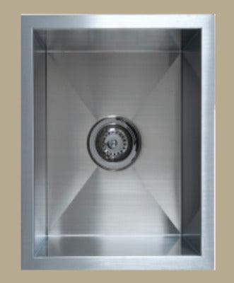 Interchange Uptown Uts300 Single Square Sink 350 X 450 X 250 Square Corner - Burdens Plumbing