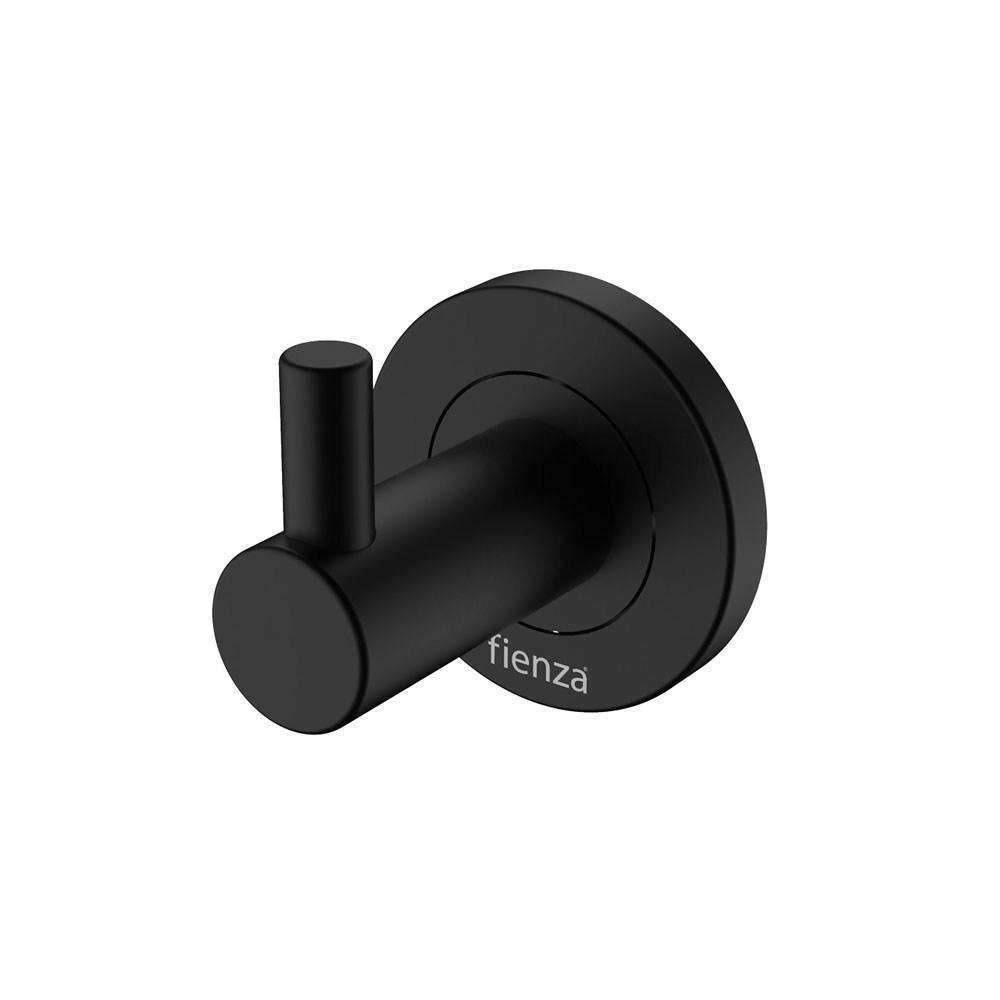 Kaya Single Robe Hook Matte Black - Burdens Plumbing