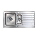 Kubic S/S Sink 1+1/2B-1D 1000X500 Rd By Seima(Seima P#:Sks-Ka150-Rd) - Burdens Plumbing