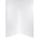 Marbletrend Plain Shower Wall 900mm X 900mm White - Burdens Plumbing