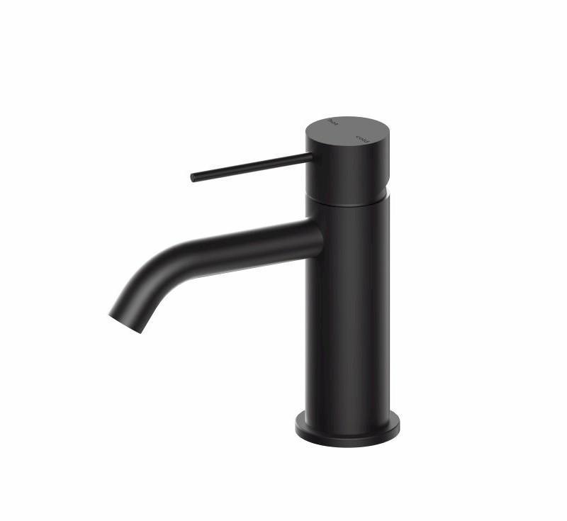 Mecca Basin Mixer Matt Black - Burdens Plumbing