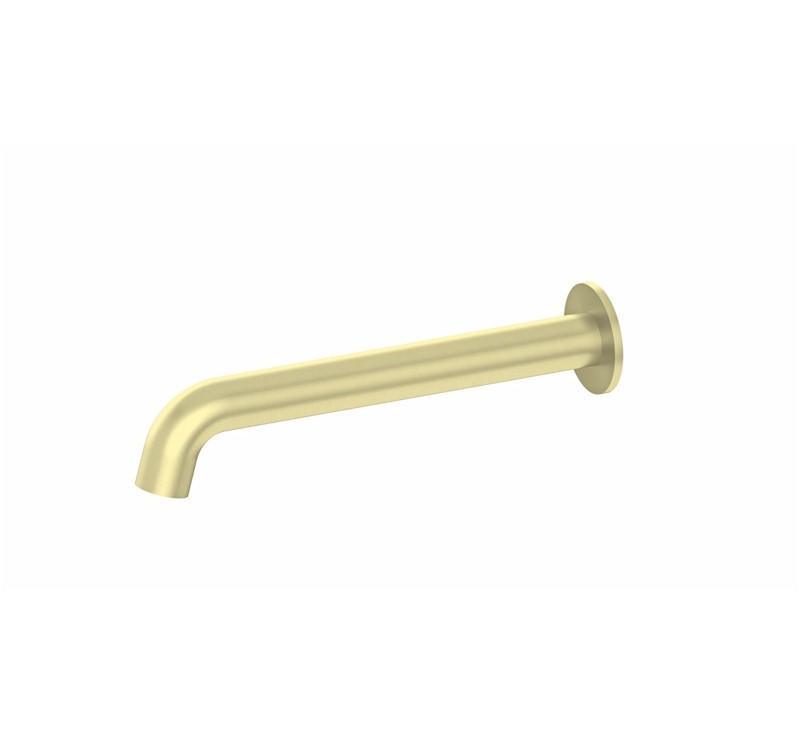 Mecca Basin/Bath Spout Only 160mm Brushed Gold - Burdens Plumbing