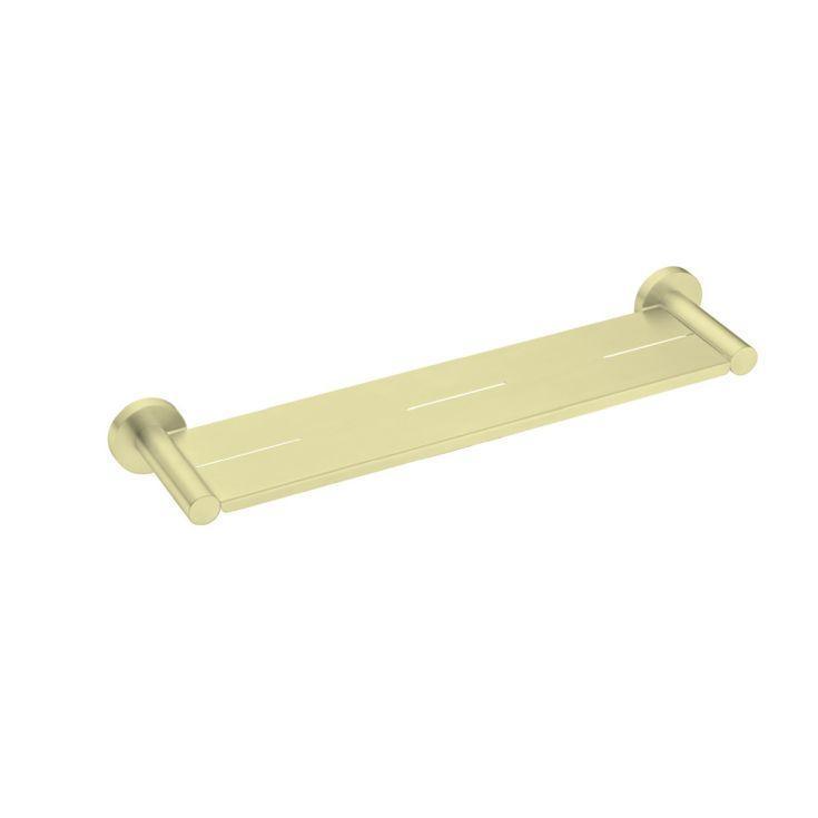 Mecca Metal Shower Shelf Brushed Gold - Burdens Plumbing