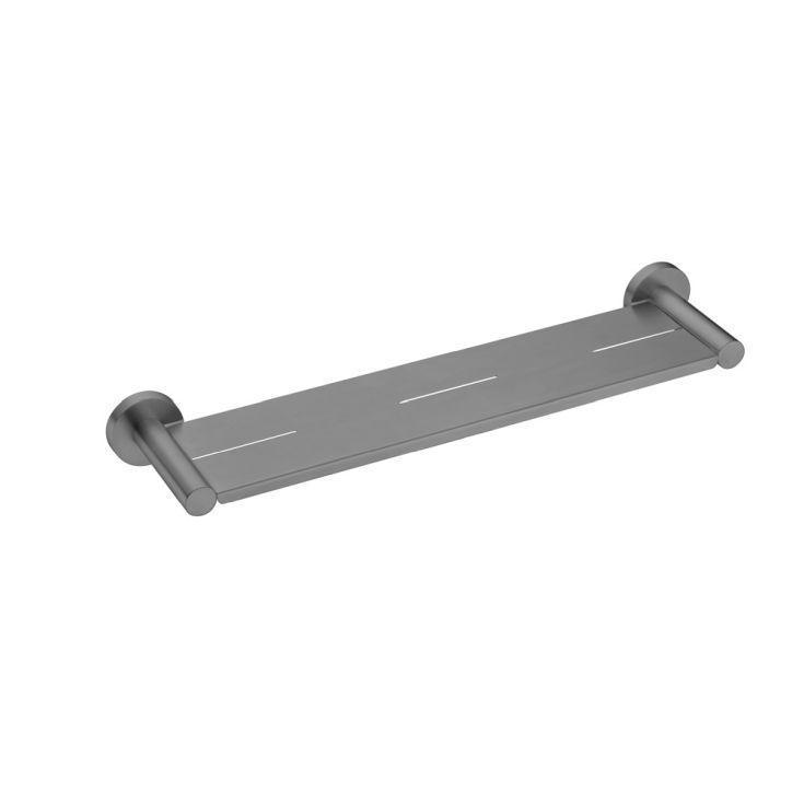 Mecca Metal Shower Shelf Gun Metal - Burdens Plumbing