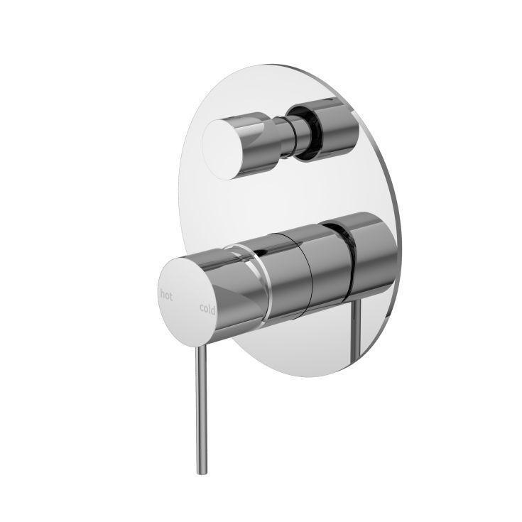 Mecca Shower Mixer With Diverter Chrome - Burdens Plumbing