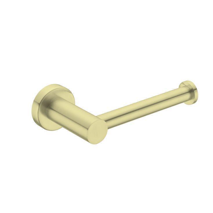 Mecca Toilet Roll Holder Brushed Gold - Burdens Plumbing