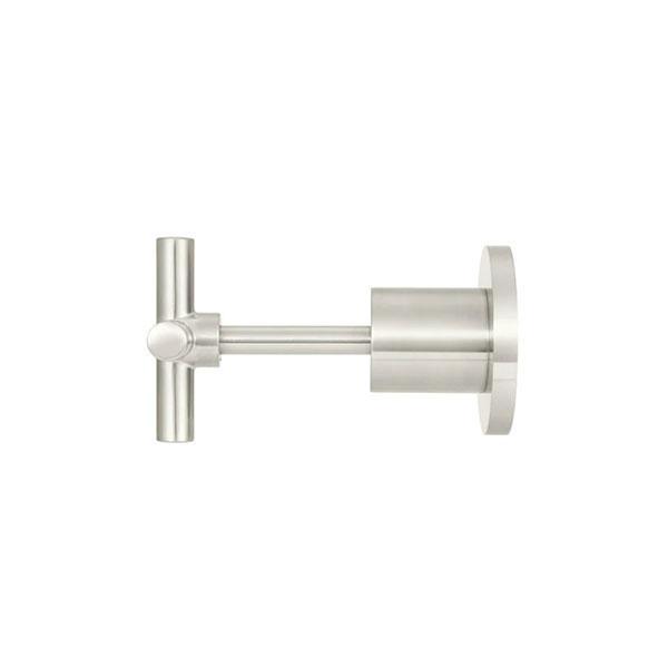 Meir Cross Handle Jumper Valve Wall Top Assemblies Brushed Nickel - Burdens Plumbing