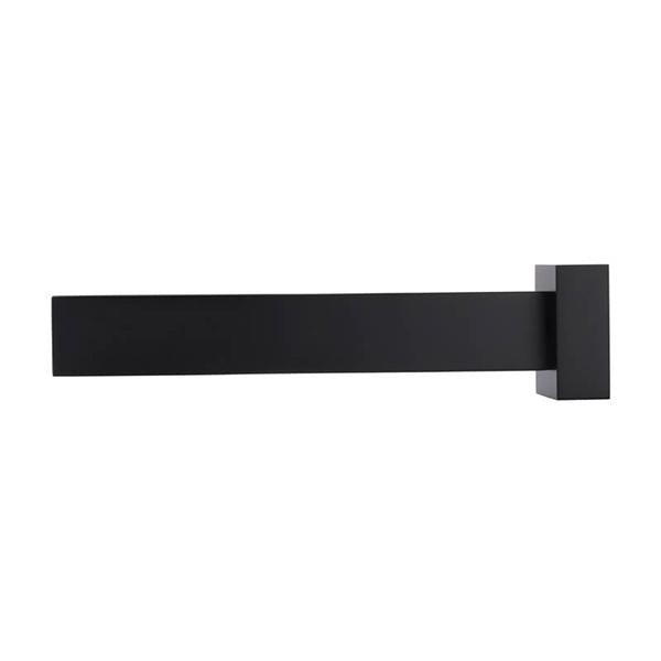 Meir Matte Black Square Wall Spout - Burdens Plumbing