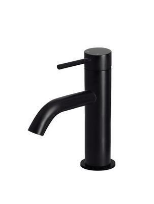 Meir Piccola Basin Mixer Tap Matte Black Mb03Xs - Burdens Plumbing