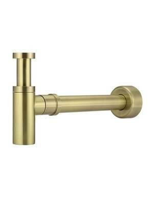 Meir Round Bottle Trap For 32mm Basin Waste 40mm Outlet Tiger Bronze Gold Mp05-R-Bb - Burdens Plumbing