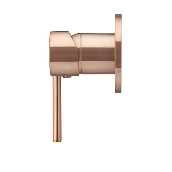 Meir Round Champagne Wall Mixer - Burdens Plumbing