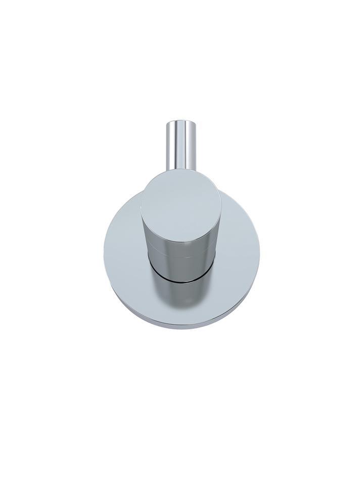 Meir Round Chrome Robe Hook - Burdens Plumbing